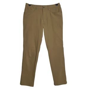 Lululemon ABC Pant Classic Warpstreme MENS 32 x 31 Artifact Brown Chino